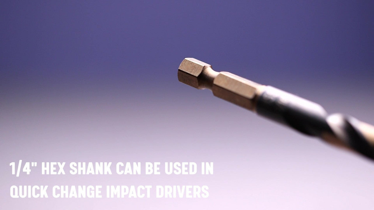 15/32" HSS Quick Change Hex Shank Drill Bit