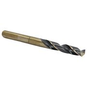 31/64" HSS Black & Gold Drill Bit with Reduced 3/8" 3-Flat Shank, KFD