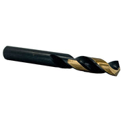 21/64" HSS Black & Gold Split Point Stub Drill Bit, Contractor Series