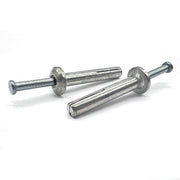 1/4"x3/4" Mushroom Head Hammer Drive Anchors Zinc Alloy w/ Zinc Plated Nails