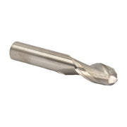 1/8" Carbide 2 Flute Single End Ball End Mill