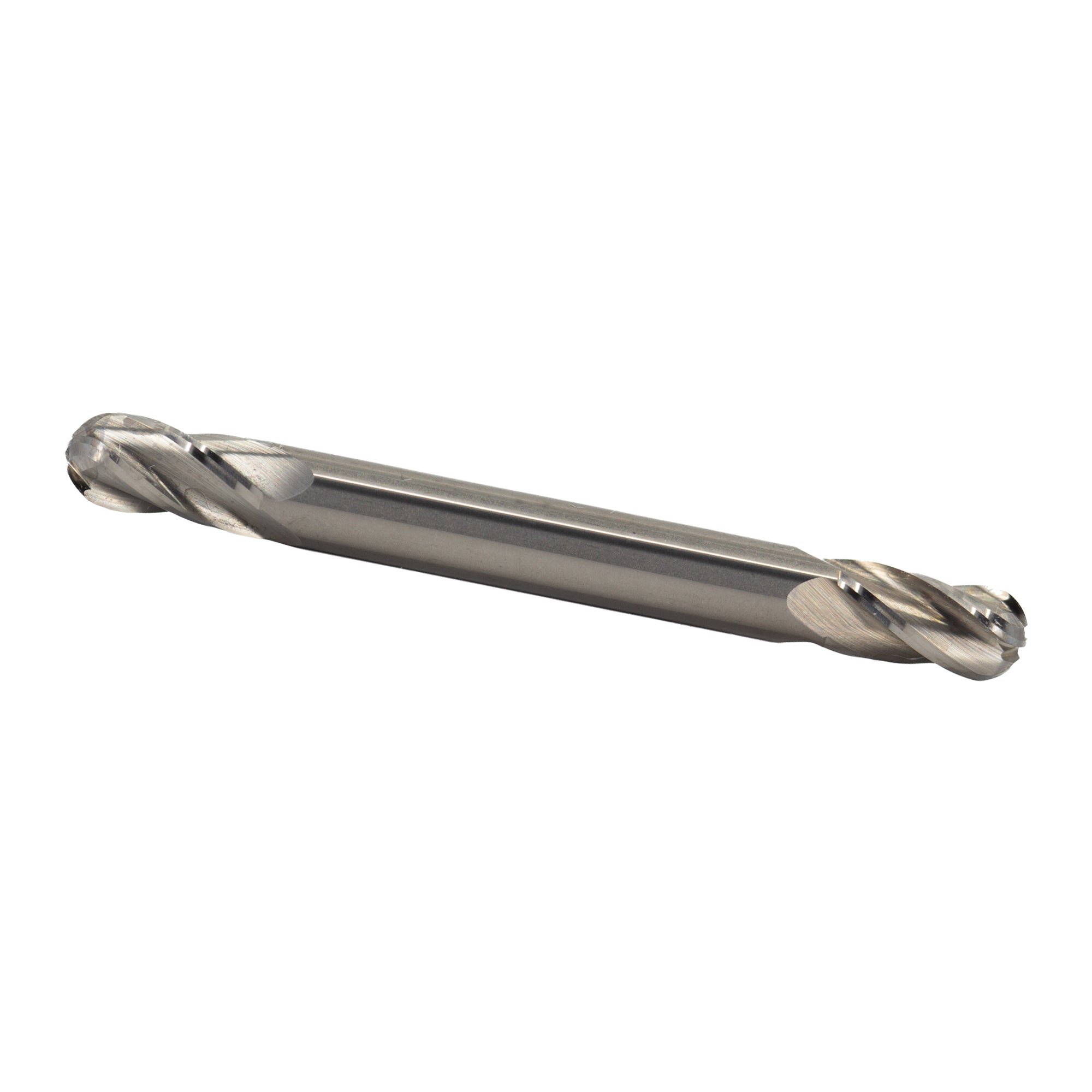1/16" Carbide 4 Flute Double End Stub Ball End Mill