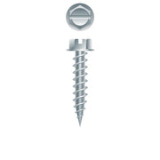 #10 SLT Strong-Point Hex Washer Head 10 x 1, 1/4 A.F., Zinc