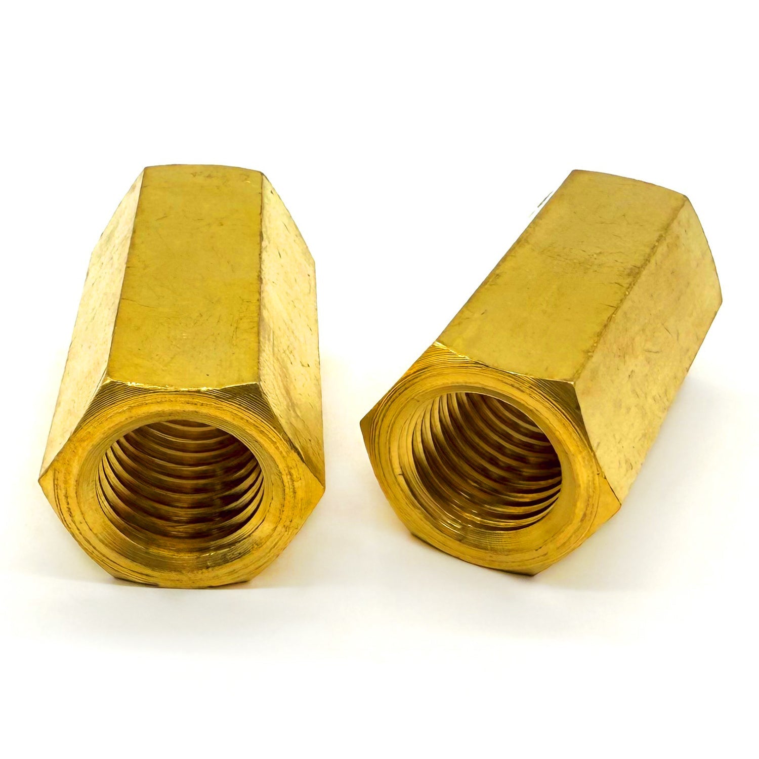 1/2"-13 X 1-1/4" Brass Coupling Nut