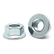 M16-2.0 Class 8 Hex Flange Nuts Zinc Clear