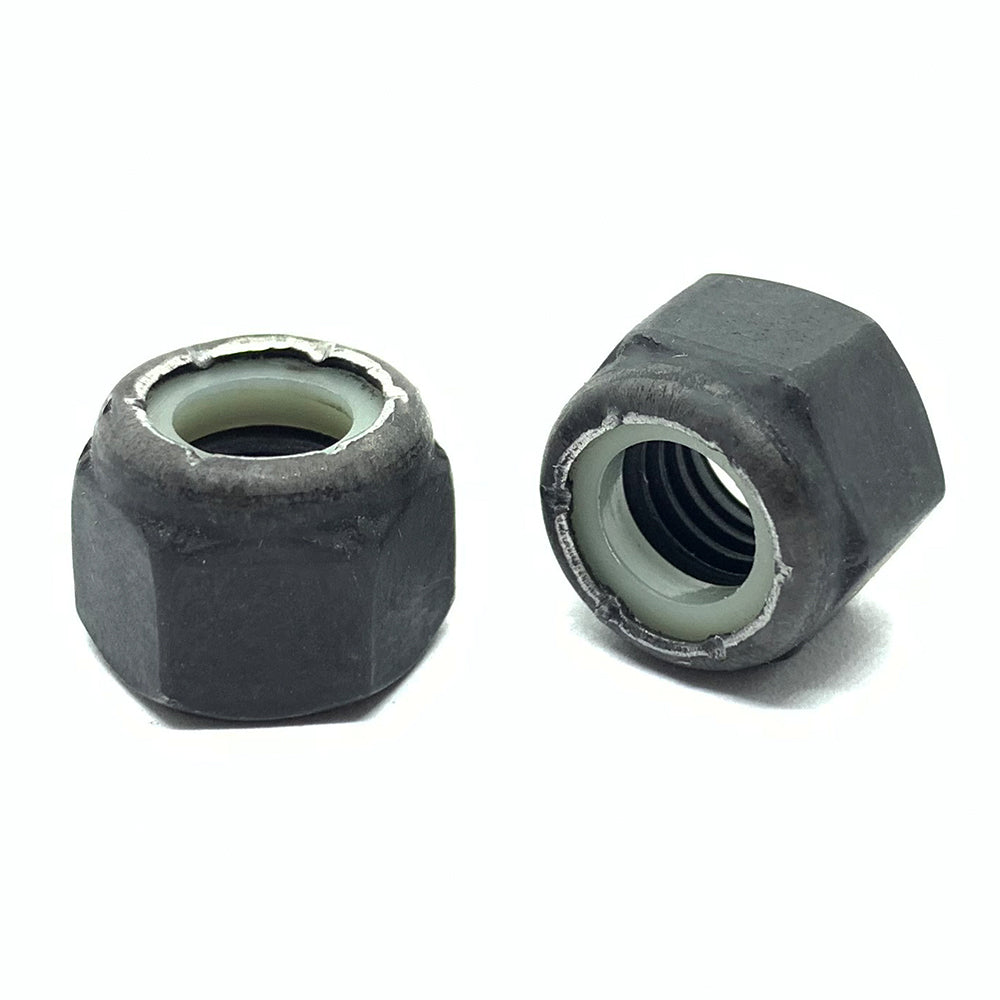 7/16"-14 Grade 8 Hex Nylon Insert Lock Nuts Phos & Oil