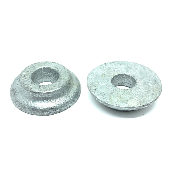 1/2" Ogee Washers Class 30 Gray Iron Galvanized