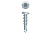 #8 Strong-Point Pan Head 8-18 x 1/2, SQ, Zinc