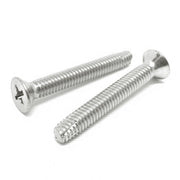 #6-32x3/4" 410 Stainless Steel Phillips Flat Head Type F Thread Cutting Screws