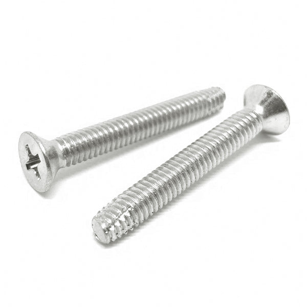 #8-32x3/8" 410 Stainless Steel Phillips Flat Head Type F Thread Cutting Screws