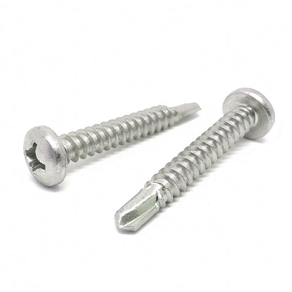 #8x5/8" Stainless Steel Phillips Pan Head #2 Point Self Drilling Screws
