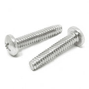 #8-32x5/8" 410 Stainless Steel Phillips Pan Head Type F Thread Cutting Screws