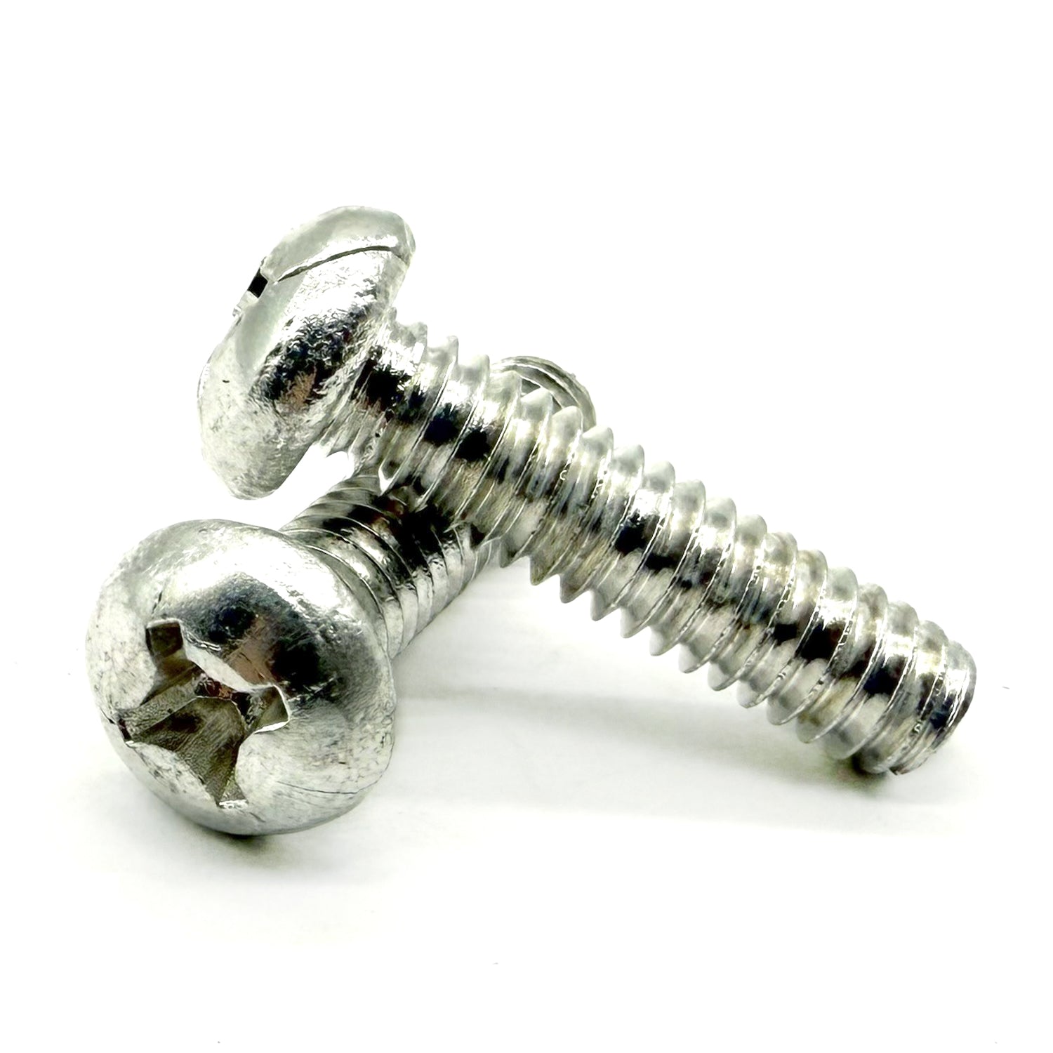 1/4"-20x1-1/2" Aluminum Phillips Round Head Machine Screw