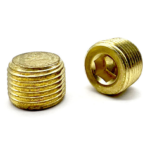 1/2"-14 Dry-Seal Pipe Plugs Brass