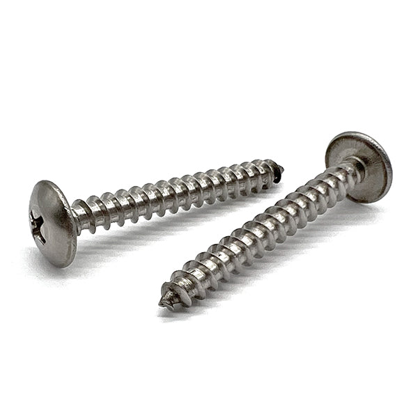 #8-15x1/2" 18-8 Stainless Steel Phillips Truss Head Type A Self Tapping Screws