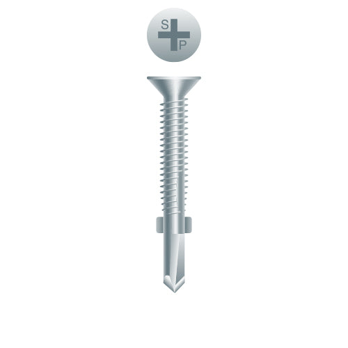 #1/4 Strong-Point Flat Head Reamer 1/4-20 x 3-3/4, PH, Zinc
