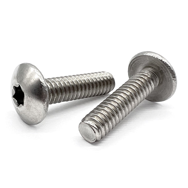 #8-32x3/8" 18-8 Stainless Steel Star Drive Truss Head Machine Screws
