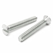 #10-24x4" Stainless Steel Slotted Flat Head Machine Screws Steel