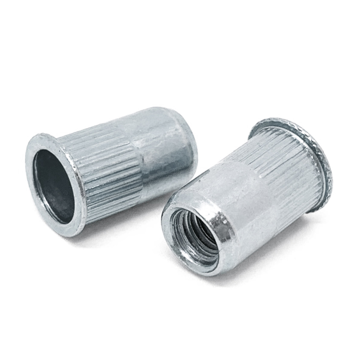 3/8-16 L (.150-.312)  Aluminum Small Flange Knurled Body Rivet Nut