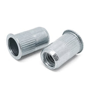 3/8-16 L (.150-.312)  Aluminum Small Flange Knurled Body Rivet Nut