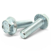 M6-1.0x20 Class 8.8 Hex Serrated Flange Bolts Zinc Clear