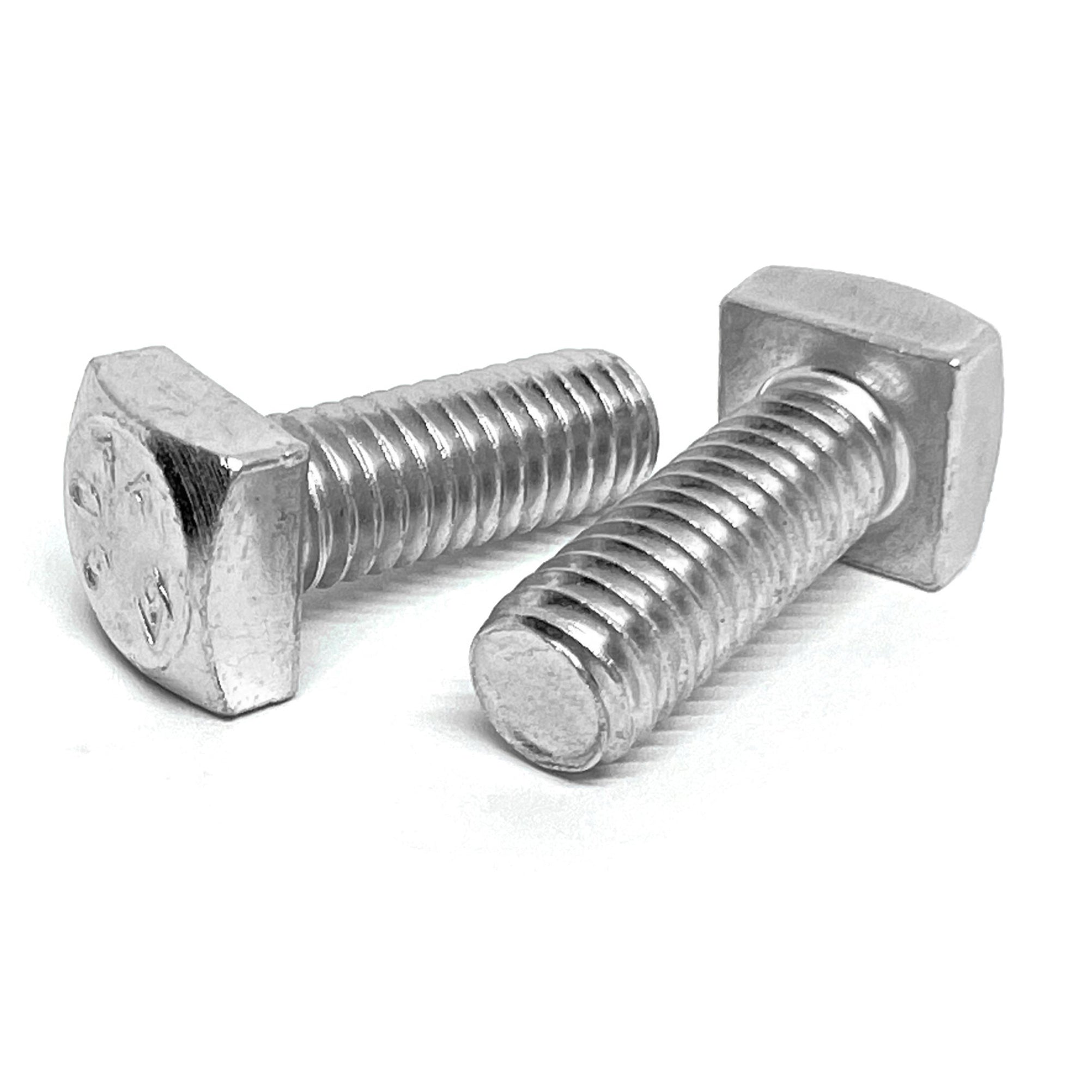 3/8"-16x1" Square Head Bolts Grade A307 Hot Dip Galvanized