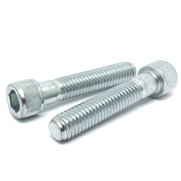 3/8-16x2-3/4" Alloy Socket Head Cap Screws Zinc Clear