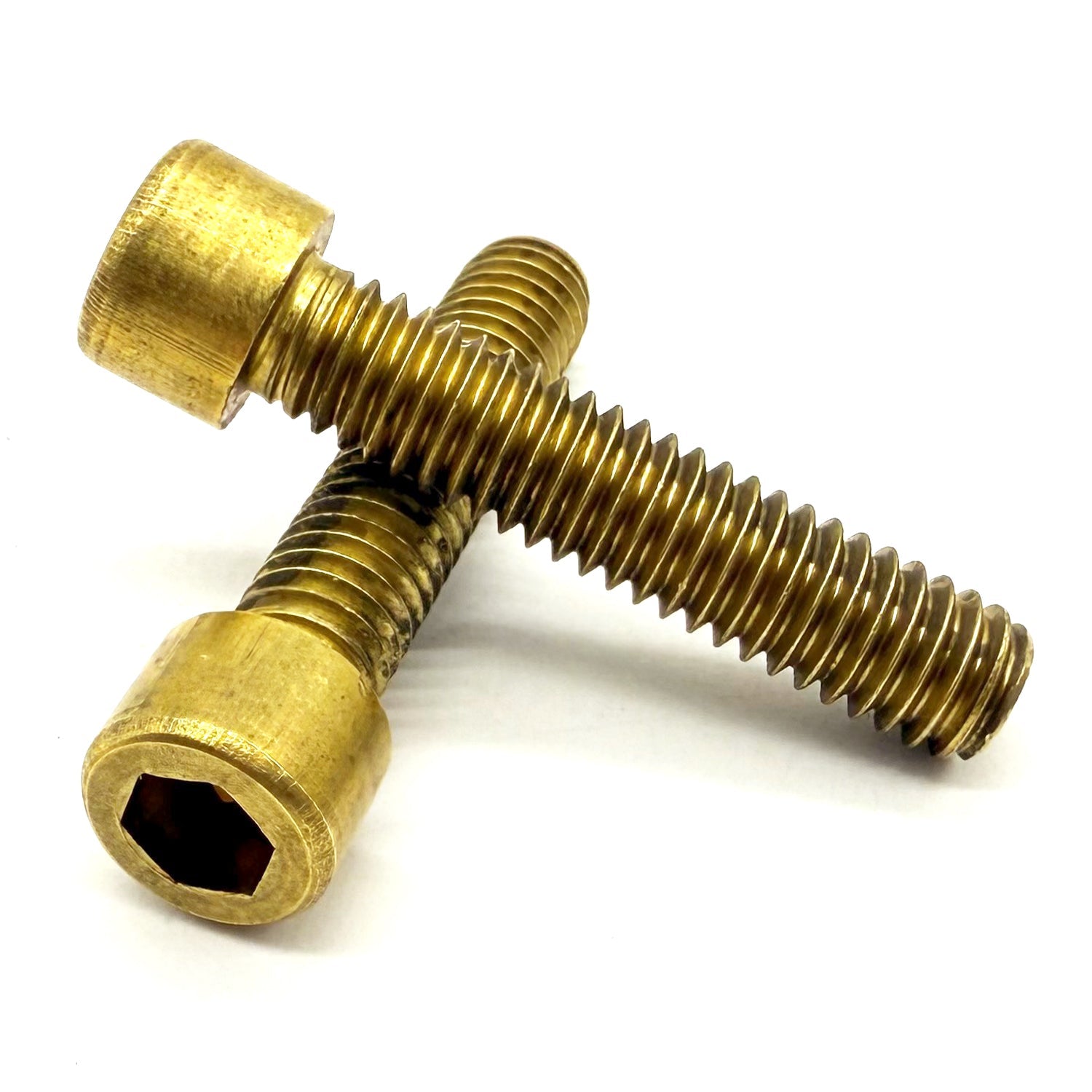 #10-32x3/8" Brass Socket Head Cap Screw