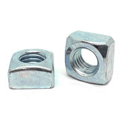 5/16"-18 Steel Square Nuts Zinc Clear