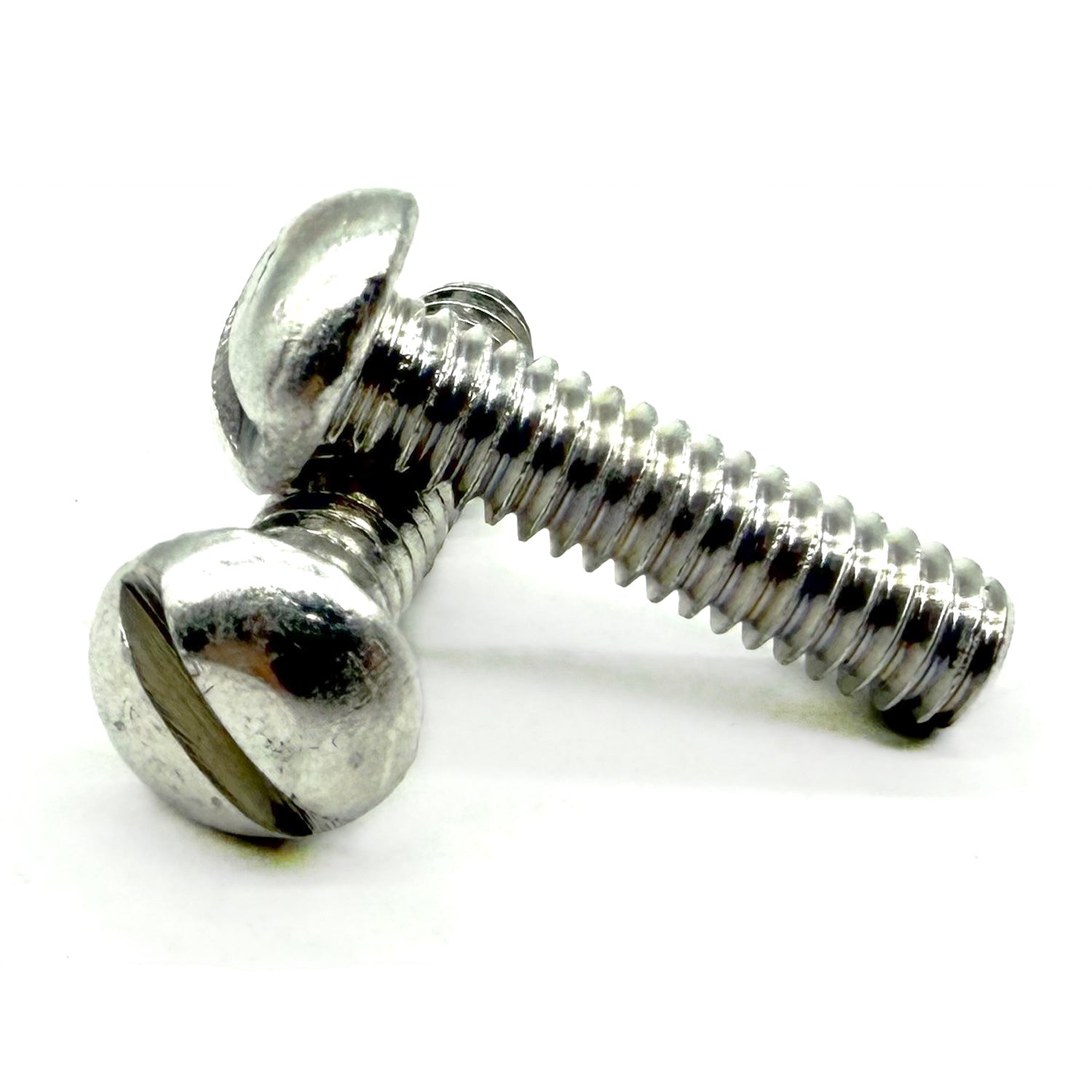 1/4"-20x1-1/2" Aluminum Slotted Round Head Machine Screw