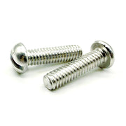 #10-32x1-1/2" Aluminum Slotted Round Head Machine Screw
