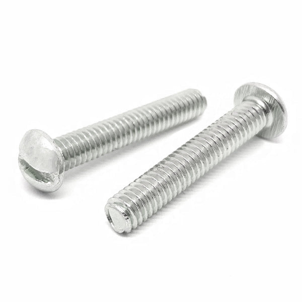 #10-24x1-3/4" Stainless Steel Slotted Round Head Machine Screws Steel