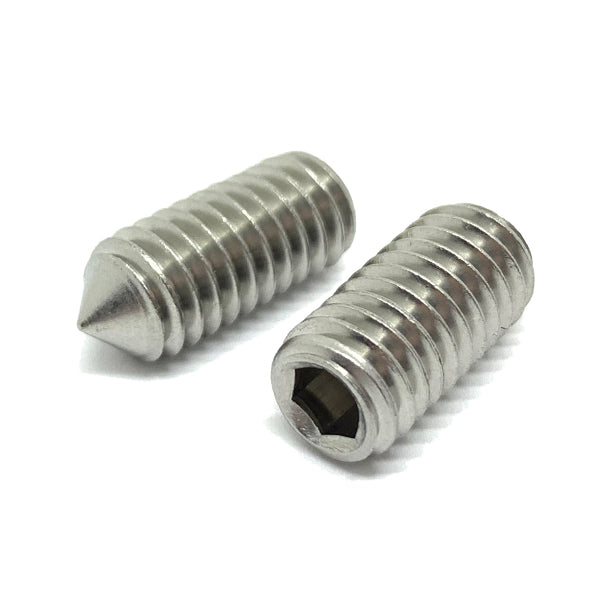 5/16-18x5/8"   Stainless Steel Cone Point Allen Socket Set Screw