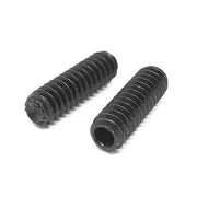 #10-24x3/16" Alloy Knurled Cup Point Allen Socket Set Screw Black Oxide