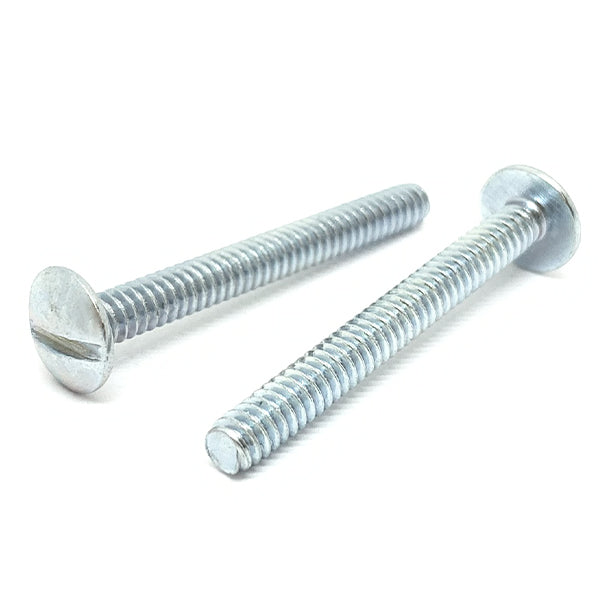 #10-24x2-1/2" Slotted Truss Head Machine Screws Zinc