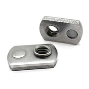M8-1.25 Single Tab Single Prong Spot Weld Nuts