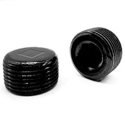 3/4"-14 Alloy Flush-Seal Pipe Plugs Black Oxide
