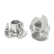 #8-32x1/4" 18-8 Stainless Steel 3 Prong T Nuts