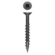 #8 Strong-Point Flat Head w/Nibs 8 x 1, SQ, Type '17', Black Oxide