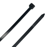 5.7" - 40LBS Nylon Cable Zip Ties UV Resistant Black