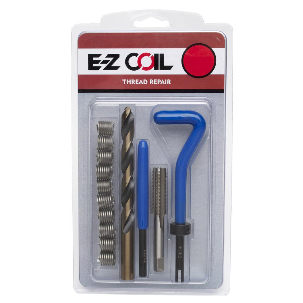 M18-2.5 Stainless Steel Threaded Coil Insert Standard Repair Kit with Inserts, Drill Bit, Tap, Install Tool, and Tang Remover
