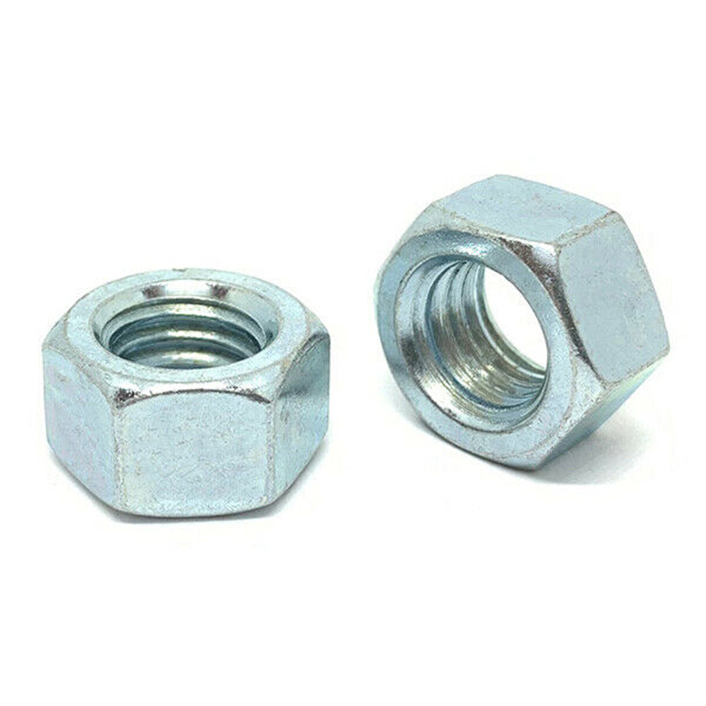 5/8"-18 Grade 5 Finished Hex Nuts Zinc Clear