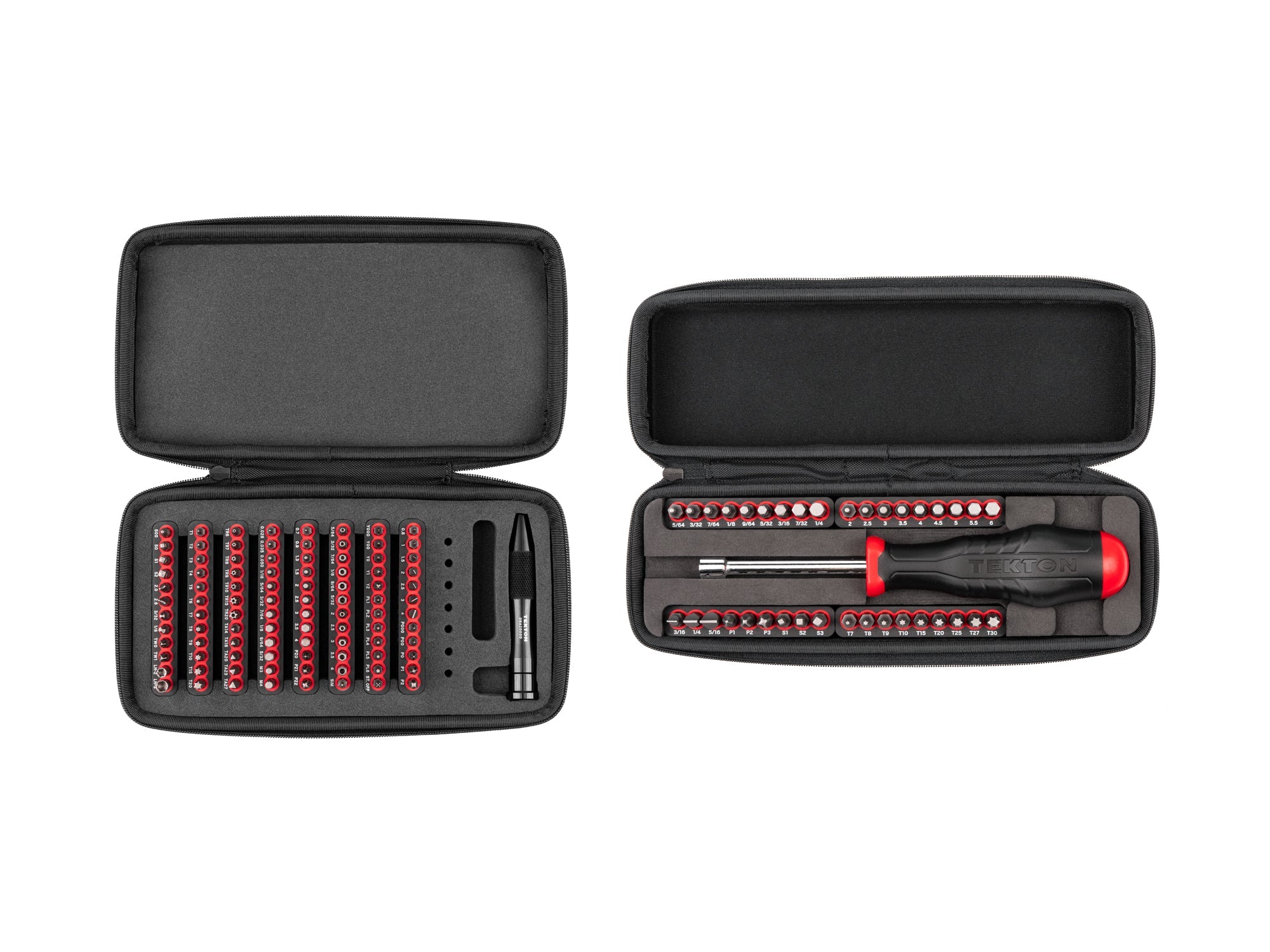 4 mm and 1/4 Inch Bit Driver and Bit Set with Cases (134-Piece)