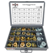 Inch Grade 8 SAE Regular & Extra Thick Flat Washers & Thick Fender Washers - 731 PCS