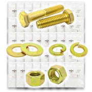 Inch Grade 8 Fine Hex Cap Screws, Hex Nuts, Flat & Lock Washers - 573 PCS