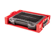 Lidded Drawer (i-BOXX) with 4-Cavity Parts Tray and Stacking Drawer Rack