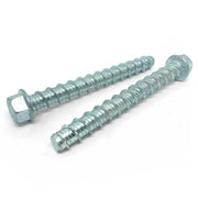 1/2x8" Tapking Heavy Duty Hex Washer Concrete Screws Zinc